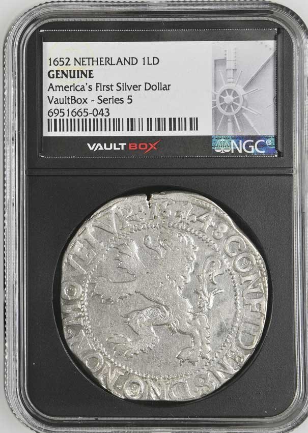 1652 Netherland Lion Dollar 'America's First Silver Dollar' NGC Genuine - Series 5