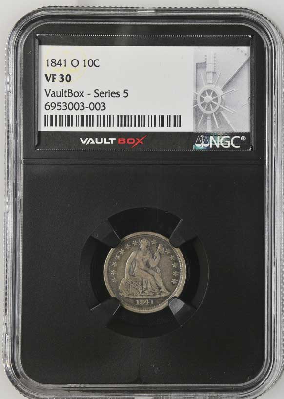 1841-O Seated Liberty Dime NGC VF30 - Series 5