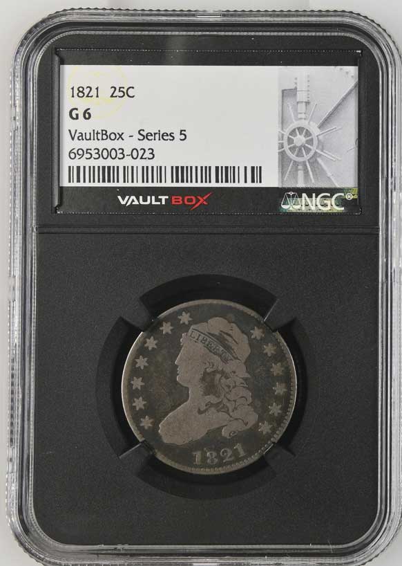 1821 Capped Bust Quarter NGC G6 - Series 5