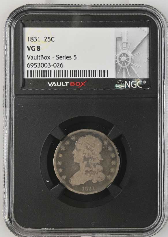 1831 Capped Bust Quarter NGC VG8 - Series 5