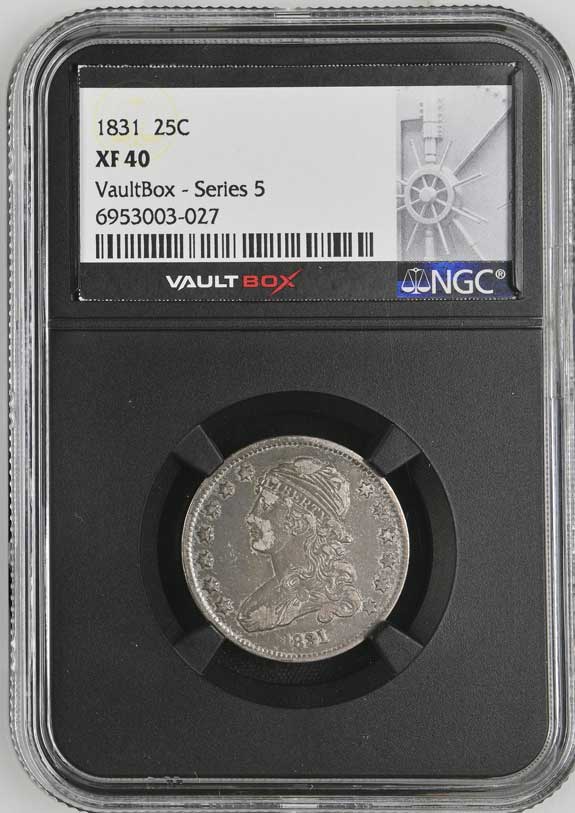 1831 Capped Bust Quarter NGC XF40 - Series 5