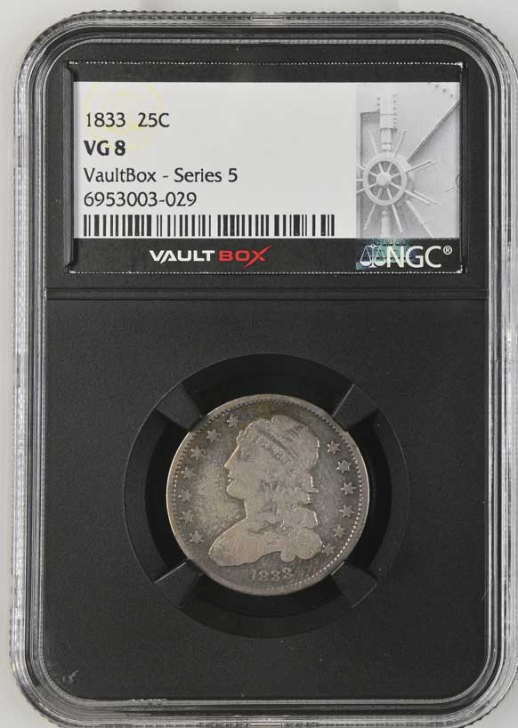 1833 Capped Bust Quarter NGC VG8 - Series 5