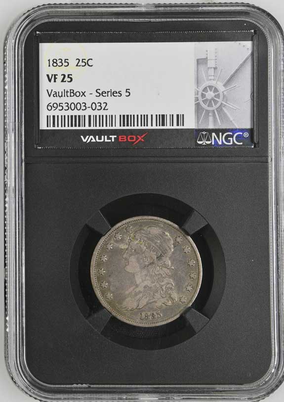 1835 Capped Bust Quarter NGC VF25 - Series 5