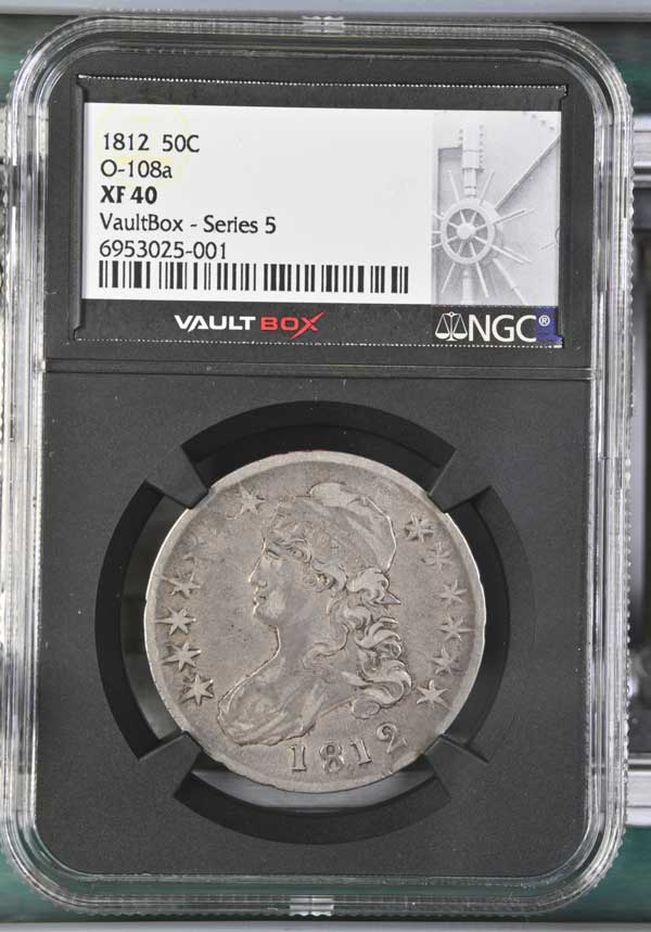 1812 O-108A Capped Bust Half Dollar NGC XF40 - Series 5