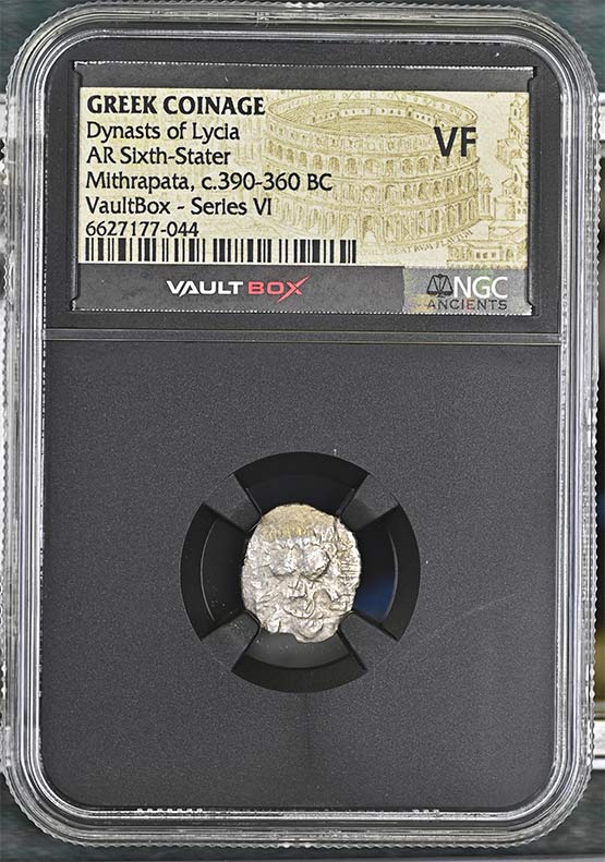 Greek Dynasts of Lycia c.390-360 BC Mithrapata Silver Sixth Stater NGC VF - Series VI Front