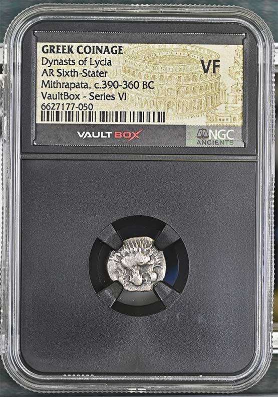 Greek Dynasts of Lycia c.390-360 BC Mithrapata Silver Sixth Stater NGC VF - Series VI Front