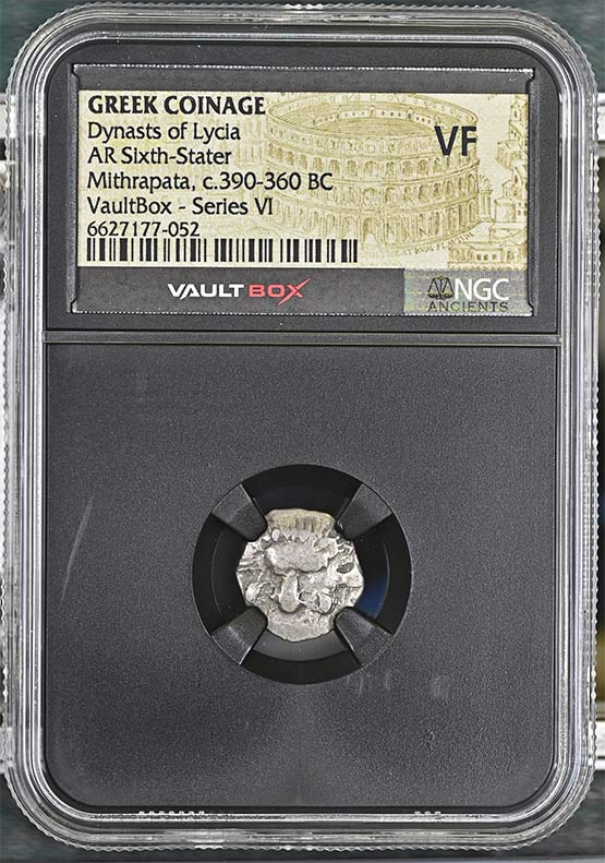 Greek Dynasts of Lycia c.390-360 BC Mithrapata Silver Sixth Stater NGC VF - Series VI Front