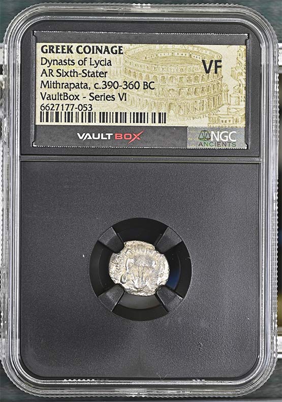 Greek Dynasts of Lycia c.390-360 BC Mithrapata Silver Sixth Stater NGC VF - Series VI Front