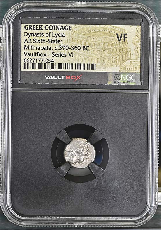 Greek Dynasts of Lycia c.390-360 BC Mithrapata Silver Sixth Stater NGC VF - Series VI Front