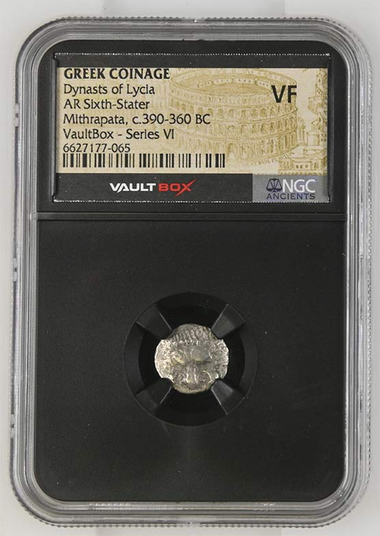 Greek Dynasts of Lycia c.390-360 BC Mithrapata Silver Sixth Stater NGC VF - Series VI Front