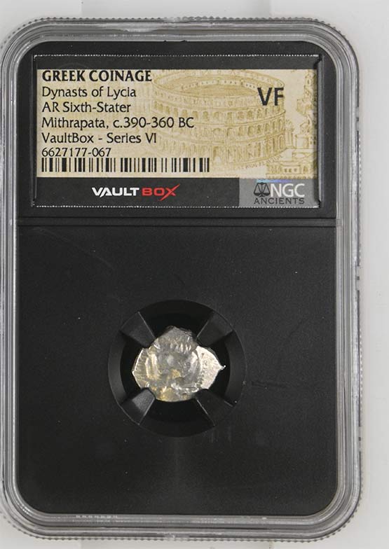 Greek Dynasts of Lycia c.390-360 BC Mithrapata Silver Sixth Stater NGC VF - Series VI Front