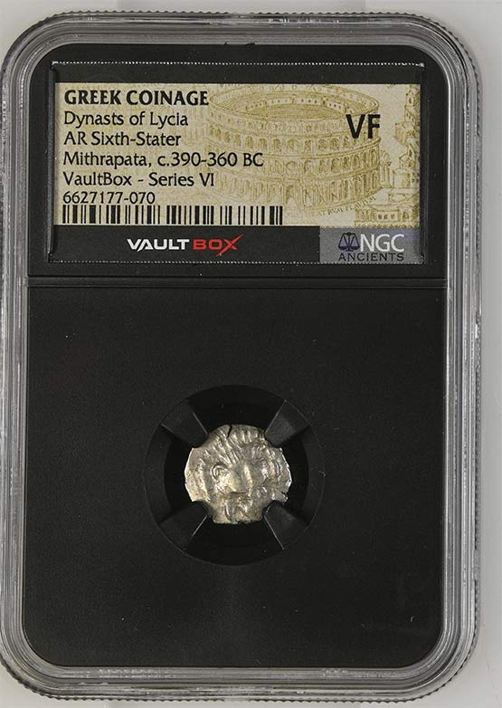 Greek Dynasts of Lycia c.390-360 BC Mithrapata Silver Sixth Stater NGC VF - Series VI Front