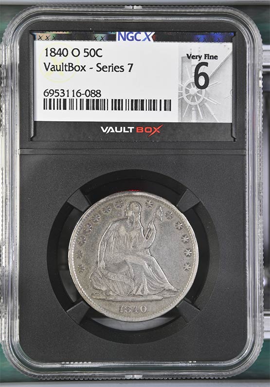 1840-O Liberty Seated Half Dollar NGCX Very Fine 6 Front