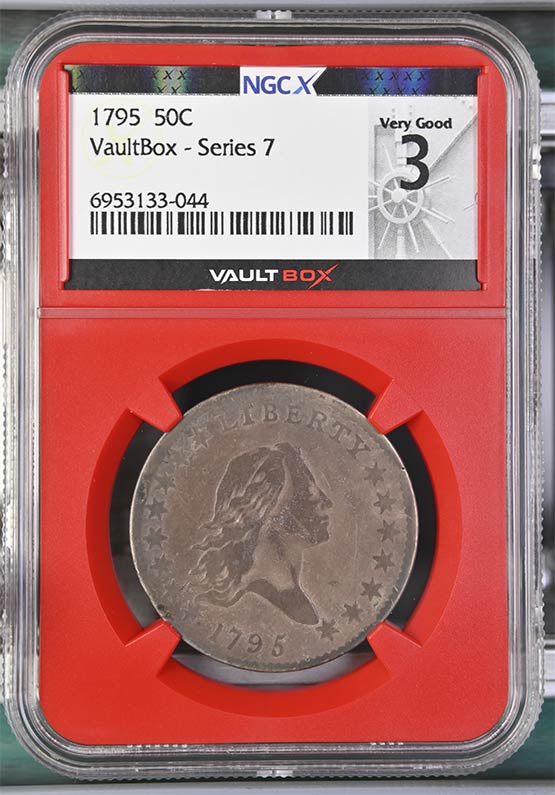 1795 Flowing Hair Half Dollar NGCX Very Good 3 Front
