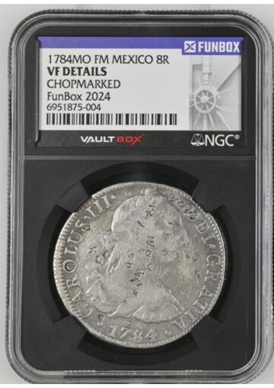 1784MO FM MEXICO 8R NGC VF DETAILS CHOPMARKED FRONT