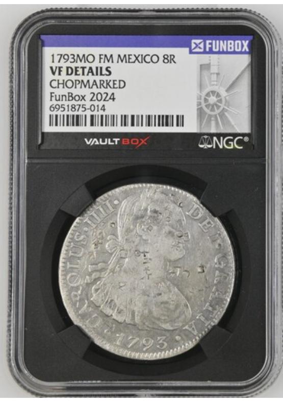 1793MO FM MEXICO 8R NGC VF DETAILS CHOPMARKED FRONT
