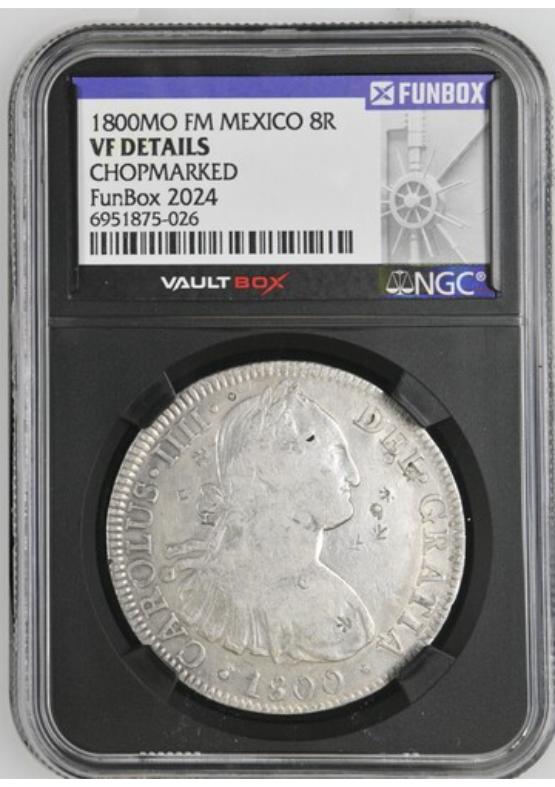 1800MO FM MEXICO 8R NGC VF DETAILS CHOPMARKED FRONT