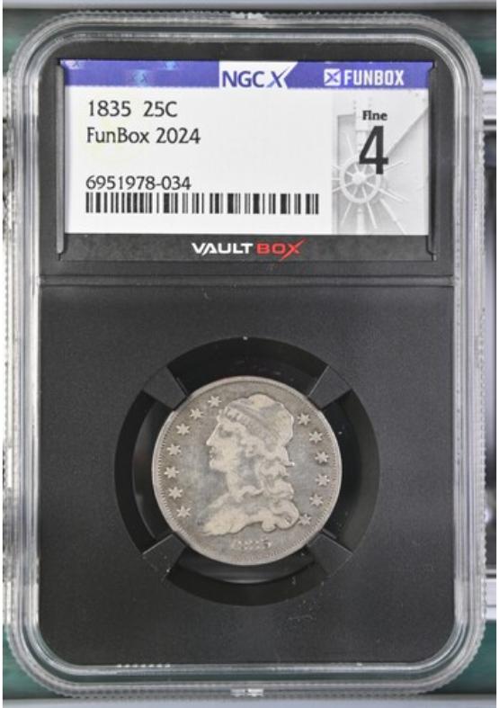 1835 25C NGCX FINE 4 FRONT