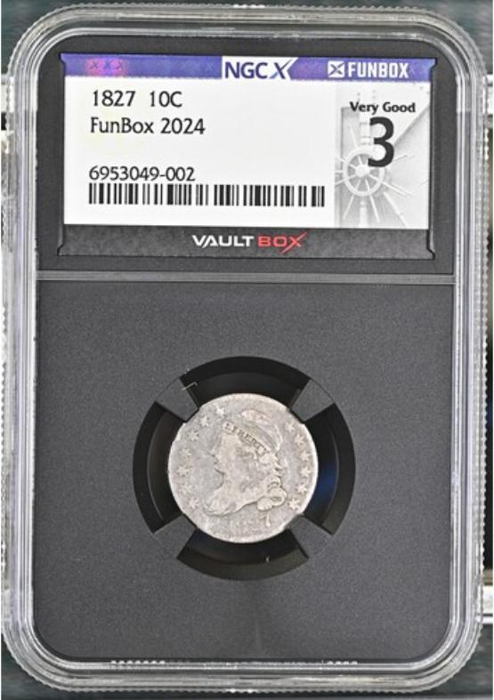1827 10C NGCX VERY GOOD 3 FRONT