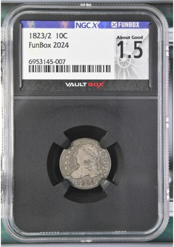 1823/2 10C NGCX ABOUT GOOD 1.5 FRONT