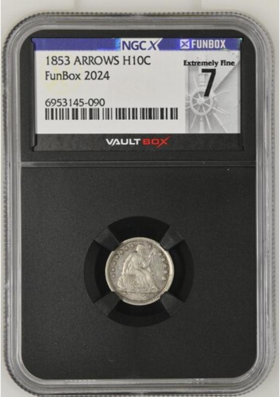 1853 ARROWS H10C NGCX EXTREMELY FINE 7 FRONT