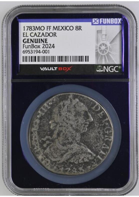 1783MO FF MEXICO EL CAZADOR SHIPWRECK 8R NGCX GENUINE FRONT