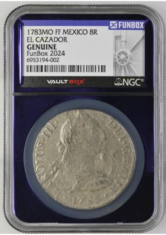 1783MO FF MEXICO EL CAZADOR SHIPWRECK 8R NGCX GENUINE FRONT