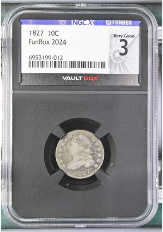1827 10C NGCX VERY GOOD 3 FRONT
