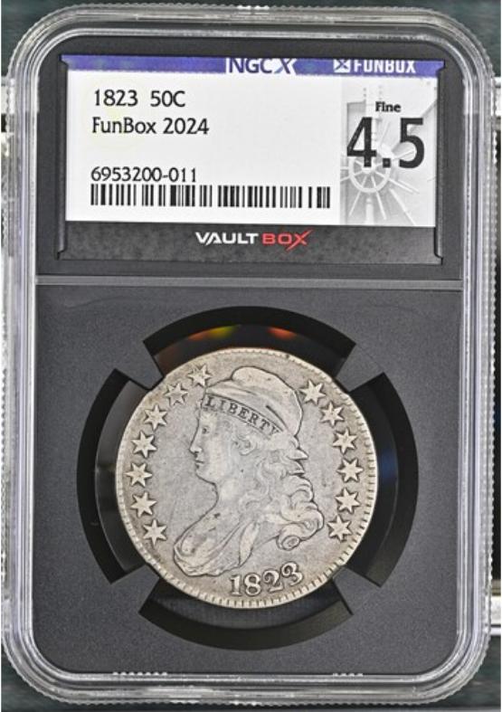 1823 50C NGCX FINE 4.5 FRONT