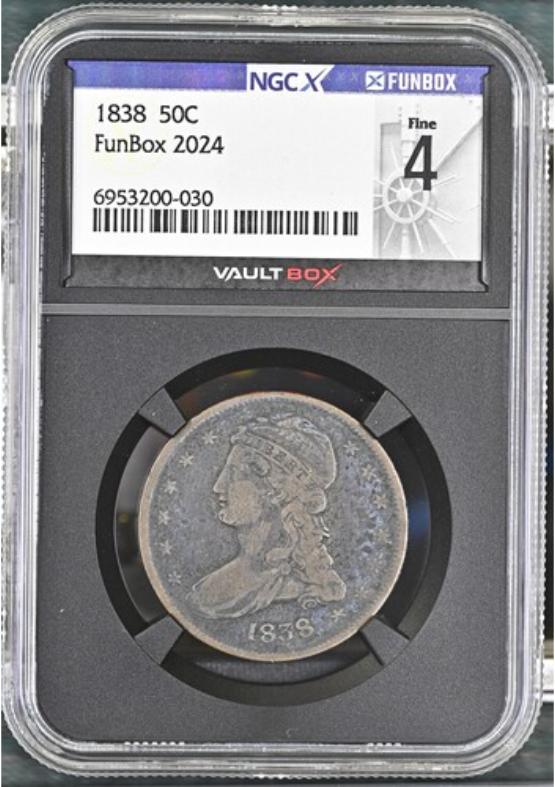 1838 50C NGCX FINE 4 FRONT