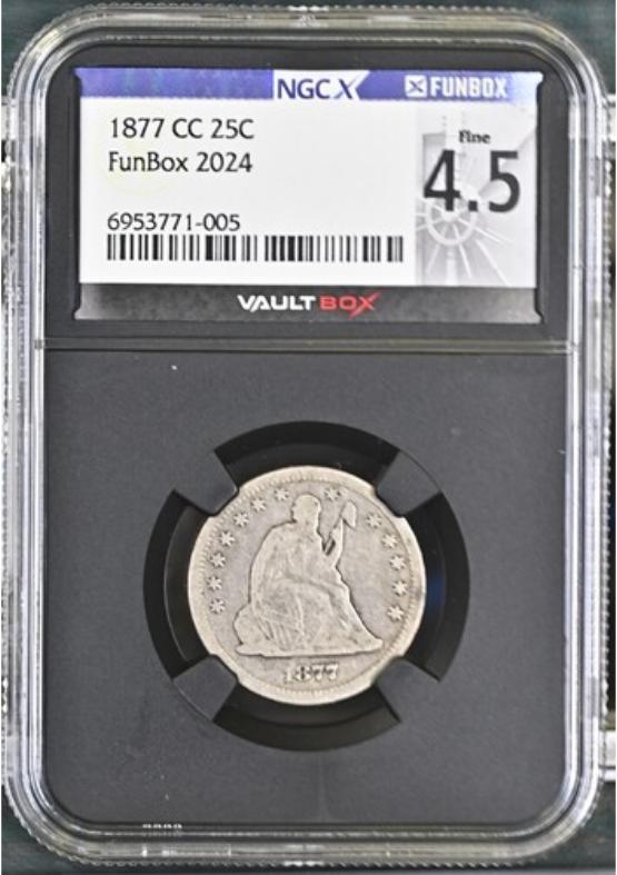1877-CC 25C NGCX FINE 4.5 FRONT