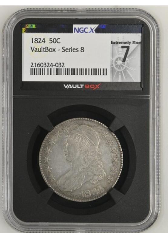 1824 50C NGCX EXTREMELY FINE 7 Series 8 Front