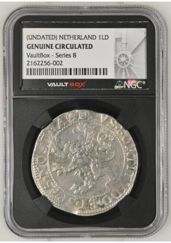 (UNDATED) NETHERLAND 1LD NGC GENUINE CIRCULATED Series 8 Front