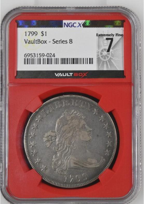 1799 $1 NGCX EXTREMELY FINE 7 Series 8 Front