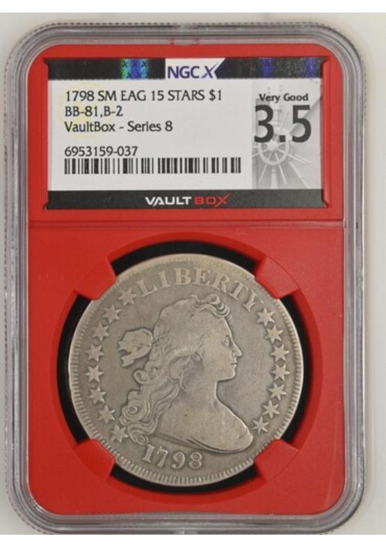 1798 SM EAG 15 STARS BB-81