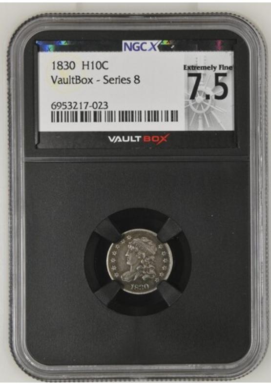 1830 H10C NGCX EXTREMELY FINE 7.5 Series 8 Front