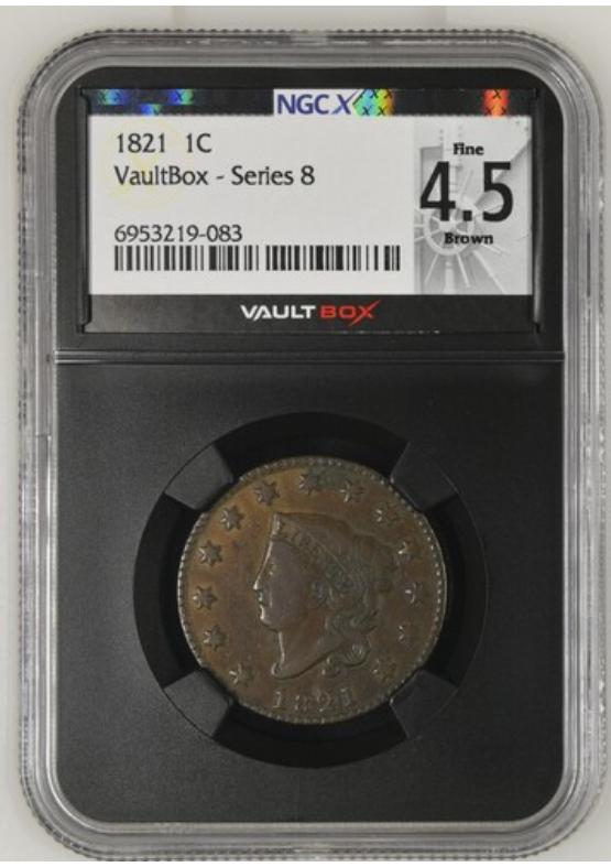1821 1C NGCX FINE 4.5 BROWN Series 8 Front