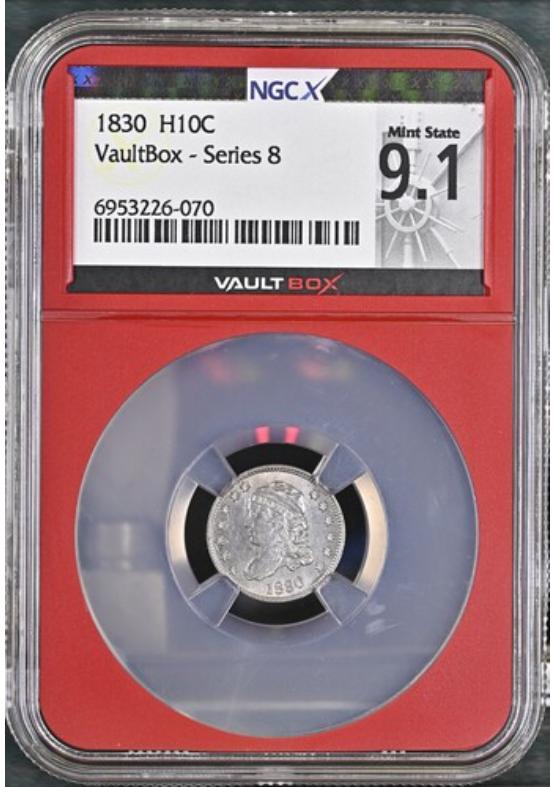1830 H10C NGCX MINT STATE 9.1 Series 8 Front