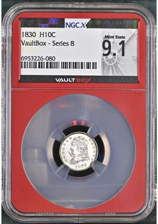 1830 H10C NGCX MINT STATE 9.1 Series 8 Front