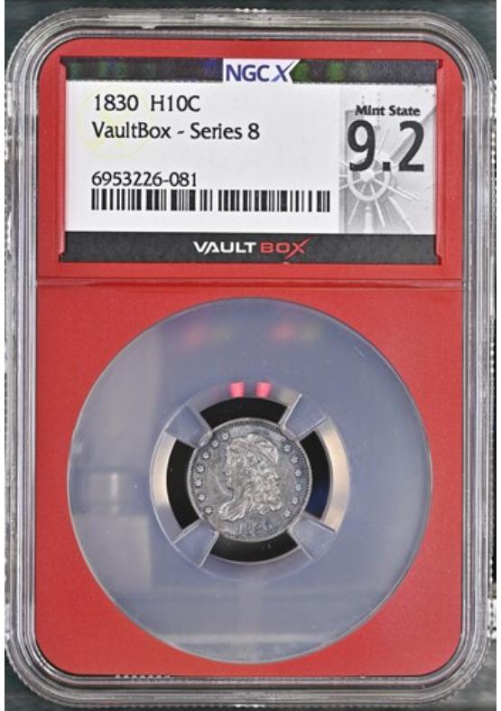 1830 H10C NGCX MINT STATE 9.2 Series 8 Front