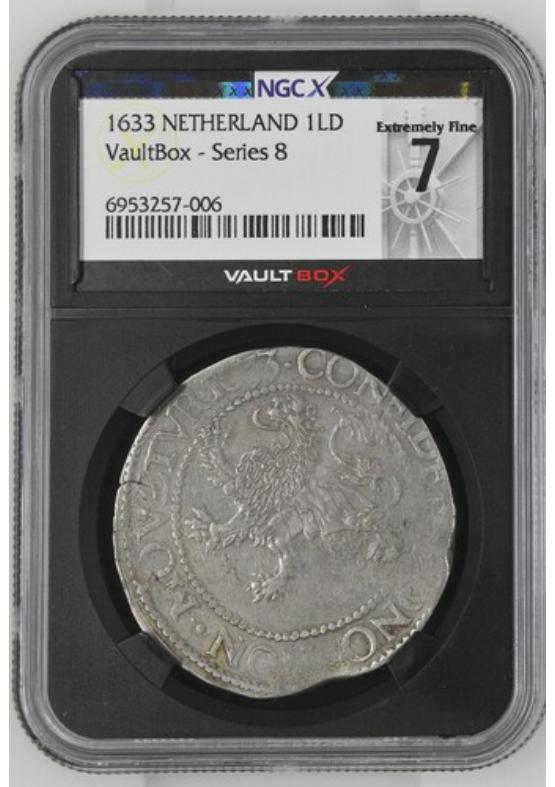 1633 NETHERLAND 1LD NGCX EXTREMELY FINE 7 Series 8 Front