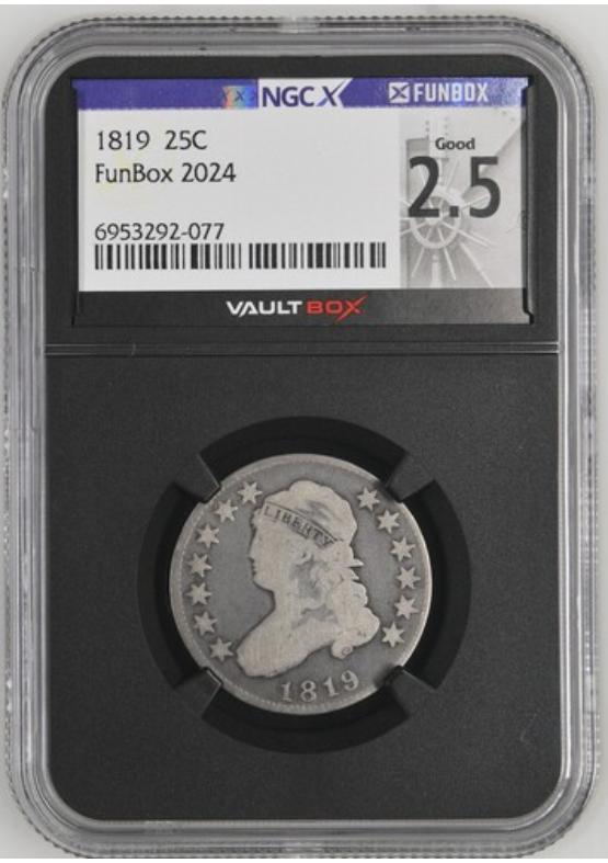 1819 25C NGCX GOOD 2.5 Front