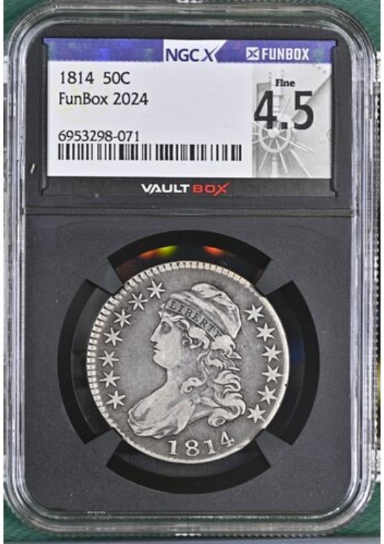 1814 50C NGCX FINE 4.5 Front