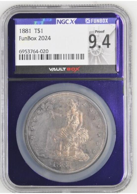 1881 T$1 NGCX PROOF 9.4 Front