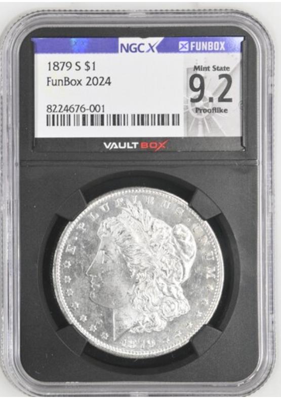 1879-S $1 NGCX MINT STATE 9.2 PROOF LIKE Front