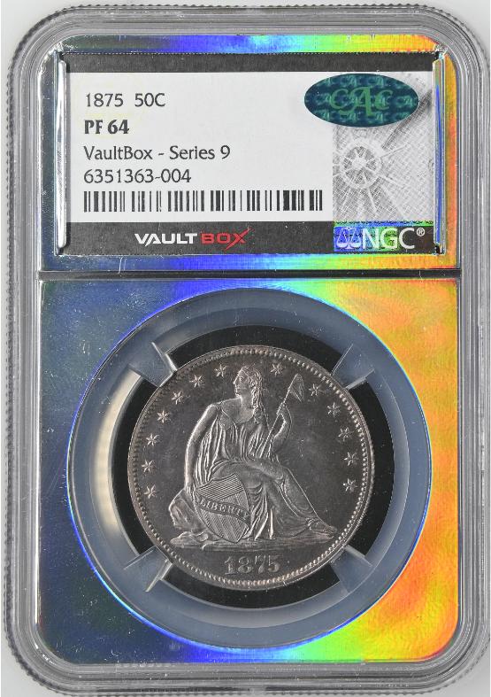 1875 50C NGC PF64 CAC FRONT