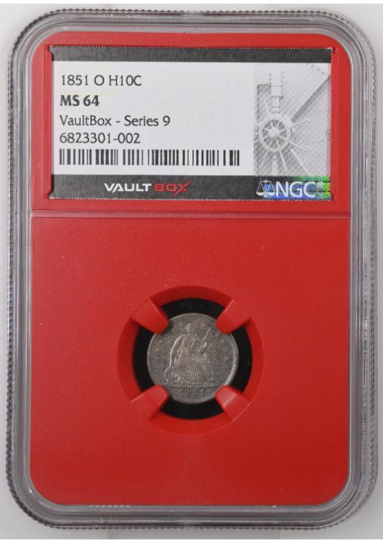 1851-O H10C NGC MS64 FRONT