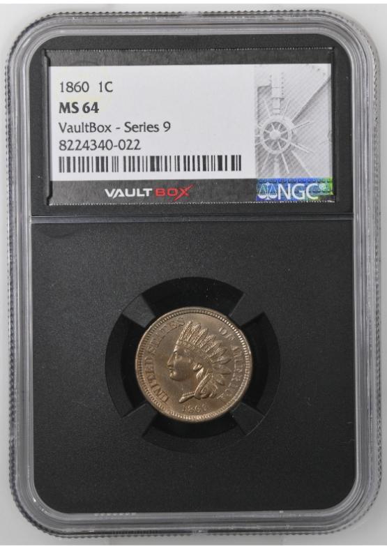 1860 1C NGC MS64 FRONT