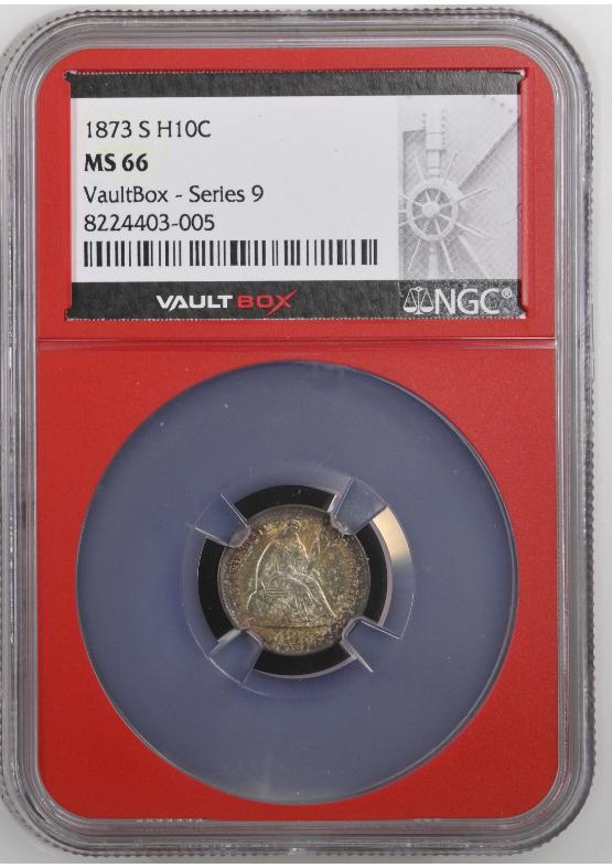1873-S H10C NGC MS66 FRONT