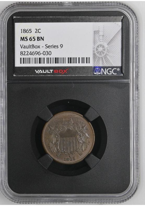 1865 2C NGC MS65BN FRONT